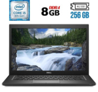 Ноутбук Б-класс Dell Latitude 7490 / 14« (1920x1080) IPS / Intel Core i5-8350U (4 (8) ядра по 1.7 - 3.6 GHz) / 8 GB DDR4 / 256 GB SSD M.2 / Intel...