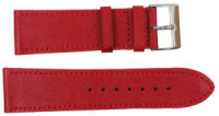 Жіночий ремінець для годинника зі шкіри Mykhail Ikhtyar Ш24 мм червоний