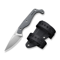 Нож фиксированный тактический Civvi SOKN, (7.2 см) Nitro-V / G10 серый