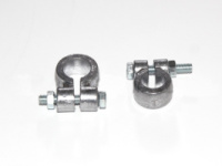 Комплект акумуляторних ремонтних клем + та - (без проводів) свинцевих (мотоблок)