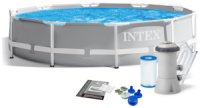 Intex 26712 (Діаметр 366 x Висота 76см)  Каркасний басейн Prism Frame Pool з фільтр насосом