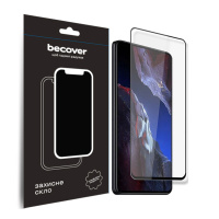 Стекло защитное BeCover Poco F5 Pro Black (709744)