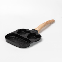 Сковорода для сніданку алюмінієва 18,3*18*2 см, чорний