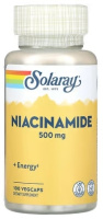 Solaray Niacinamide 500 mg 100 рослинних капсул