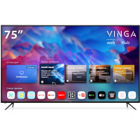 Телевизор Vinga S75UHD25BWEB