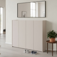 Тумба для обуви Doros Кассель Кашемир 4 ДСП 128х40х110 (41516213)