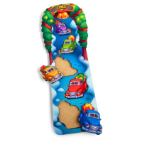 Развивающий пазл-вкладыш «Новогодние машинки» (ПСД228) PSD228 больше-меньше