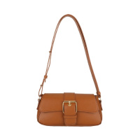 Кросбоді з еко-шкіри зі стильним замком 71588C