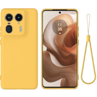 DM Чохол Silicone Case Full Camera для Motorola Edge 50 Ultra Yellow (Код товару:42143)