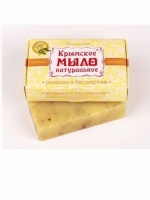 Крымское натуральное мыло на оливковом масле Ромашка и Бессмертник 50 г