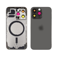 Корпус для Apple iPhone 13 Pro Graphite (тёмно-серый) с задним стеклом, рамкой и стеклом камеры