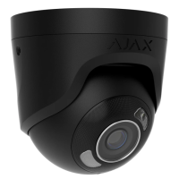 8 Mp IP охранная видеокамера с гибридной подсветкой Ajax TurretCam HL (8 Mp/4 mm) Black