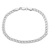 Серебряный браслет CatalogSilver с без камней, вес изделия 3,59 гр (2173014) 18 размер