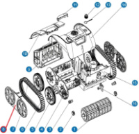 Бічна кришка до пилососа Cyclone C1 Pro (S.WY3312Pro.06.005)