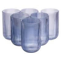 Набо стаканов 6 шт стеклянные стаканы 400 мл Голубой HP7113BL