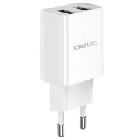 Зарядний пристрій для телефона - Borofone BA53A Powerway (2USB/2.1A) - купити в SmartEra.ua