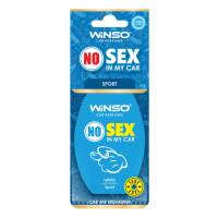 Освіжувач повітря WINSO NO Sex in My Car, целюлозний ароматизатор, SPORT