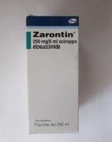 Заронтин (Этосуксимид) 250мг/5мл сироп 200мл №1