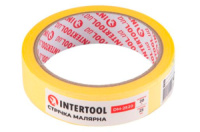Лента малярная Intertool 25 мм х 20 м желтая (DM-2520) (9 шт.)