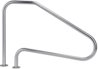 Поручень Flexinox 87468013 для римських сходів FX-01 (1255 мм, фланець, AISI-316L)