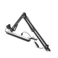 Набор YT40946 лампа 32см+ штатив-журавль для телефона, с креплением к столу, высота штатива до 60cm, Box