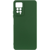 Чехол Silicone Cover Lakshmi Full Camera (A) для Xiaomi Redmi Note 11 Pro 4G/5G / 12 Pro 4G, Зеленый / Dark green - купити в SmartEra.ua