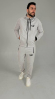 Костюм Puma худі на молнії сірий