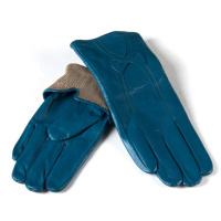PODIUM Перчатка Женская кожа (Ш) F23 мод4 бирюза st16 Распродажа