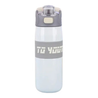 Термос спортивный с мундштуком 680 мл белый HP-14-54W