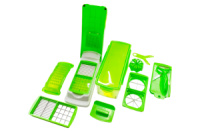 Многофункциональная овощерезка 12-в-1 с контейнером 260х120х95мм (S-10858)