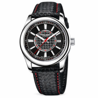 Чоловічий механічний годинник Pagani Design PD-1778 Silver-Red з сапфіровим склом та механізмом Seiko NH35