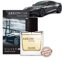 Освіжувач спрей 50ml - «Areon» - Perfume - Silver (Срібло) скло (6шт/уп)