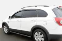 Боковые трубы Black (2 шт., нержавейка) для Opel Antara 2006-2017 гг