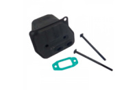 Глушитель + прокладка + болт (2 шт.) Noker GL 45/52 (6342)