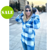 Сорочка-куртка з капюшоном «Ultra» оптом | Батал | Розпродаж моделі