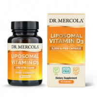 Витамин D3 Липосомальный, 5000 МЕ, Liposomal Vitamin D3, Dr. Mercola, 90 капсул