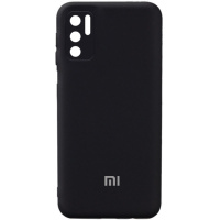 Чохол Silicone Cover Full Camera (AA) для Xiaomi Redmi Note 10 5G / Poco M3 Pro (Чорний / Black) - купити в SmartEra.ua