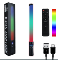 RGB Light Stick / Светодиодная лампа меч с пультом и зарядкой Type-C