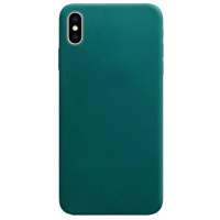 Силіконовий чохол Candy для Apple iPhone X / XS (Зелений / Forest green) - купити в SmartEra.ua