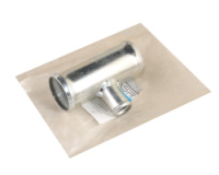 Переходник отопителя тройник (40x20х40 мм) трубка металлическая*