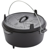 Казан с крышкой Groenberg Askja Pot 33 cm / 10 L Black (266018)