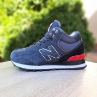 Nеw Balance 574 високі Сірі з червоним