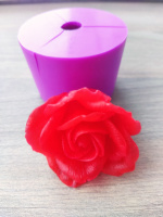 Силіконова форма для мила «Троянда інтуїція в бутоні»3D