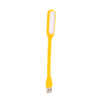 Фонарик гибкий LED USB, Yellow, OEM