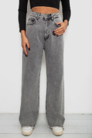 Джинсы женские MOM, цвет серый, 244R1948