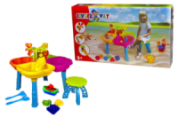 Стіл-пісочниця KinderWay  зі стільчиком  різнобарвний