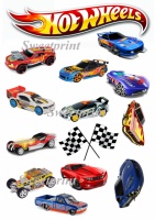 Вафельные картинки на тему: Hot wheels