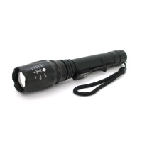 Фонарь ручной Watton WT-241, 1LED Cree Q5, 3W, 5 режимов, ZOOM, 2х18650/2800mah, Black, IP44, СЗУ+АЗУ, 222х34х25мм, BOX