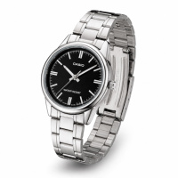 Жіночий годинник Casio LTP-V005D-1A у класичному стилі, японський кварцовий механізм та сталевий браслет