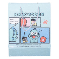 Набор подарочных пакетов из бумаги 12 (шт) Hangidon картонные красивые пакеты для подарков 19×9.5×24.5 (см) Голубой HP-10359-11BL